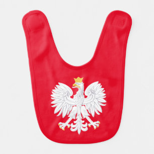 Polish Eagle Baby Bib