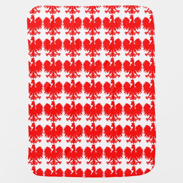 Polish Eagle Baby Blanket (Front)