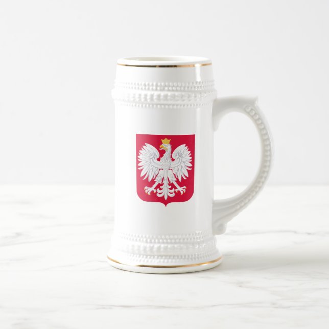 Polish Eagle Beer Stein (Right)