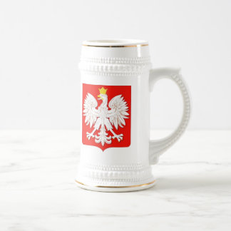 POLISH EAGLE BEER STEIN