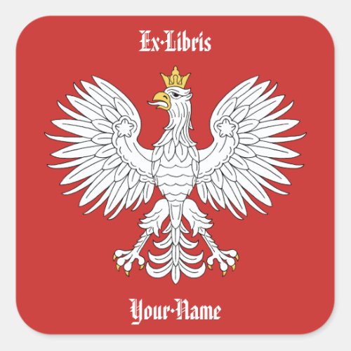 Polish Eagle Bookplate