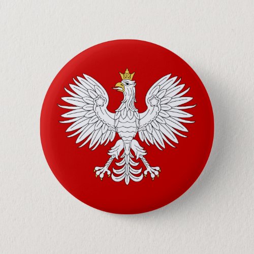 Polish Eagle Button