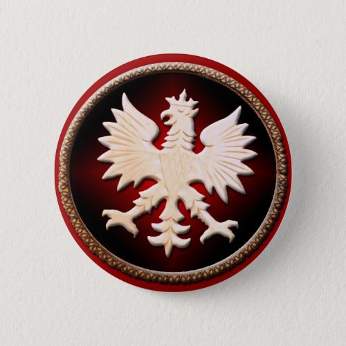 Polish Eagle Button