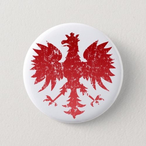 Polish Eagle button