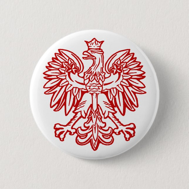 Polish Eagle Button (Front)