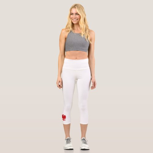 Polish Eagle Capri Leggings