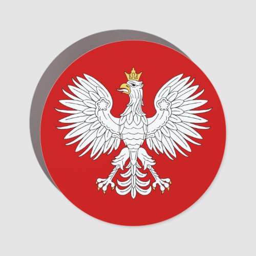 Polish Eagle Car Magnet