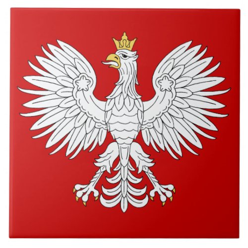 Polish Eagle Ceramic Tile
