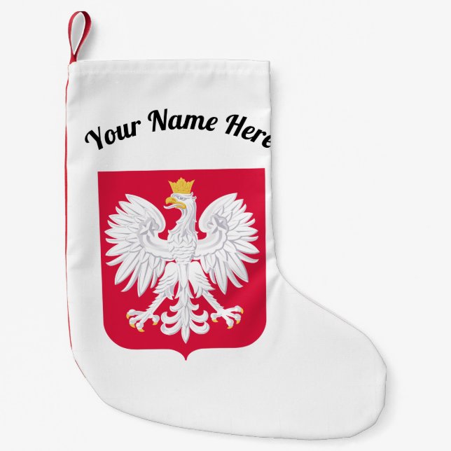 Polish Eagle Christmas Stocking (Front)