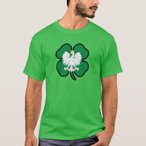 Polish Eagle Clover Tshirt