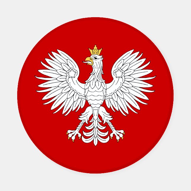 Polish Eagle Coaster Set (Single)