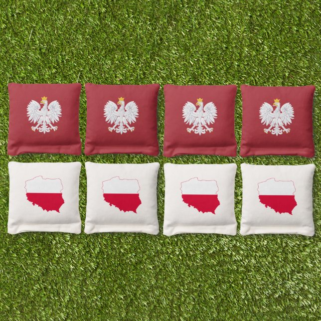 Polish Eagle Cornhole Bags (Set)