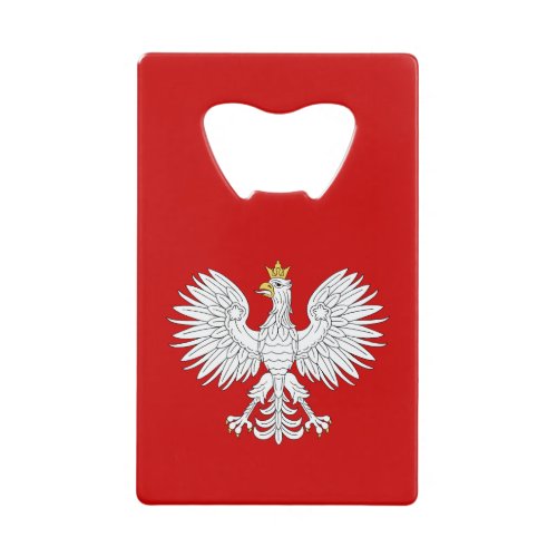 Polish Eagle Credit Card Bottle Opener