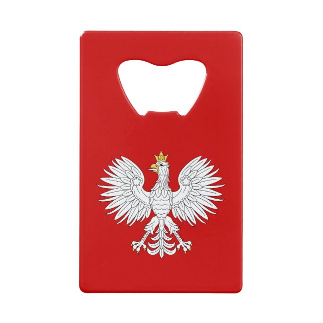 Polish Eagle Credit Card Bottle Opener (Front)