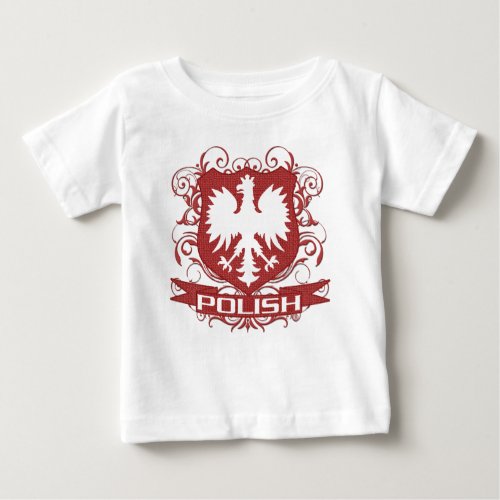 Polish Eagle Crest Baby T_Shirt