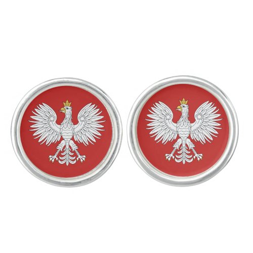Polish Eagle Cufflinks