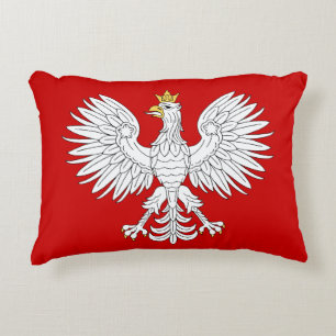 Polish Eagle Decorative Pillow