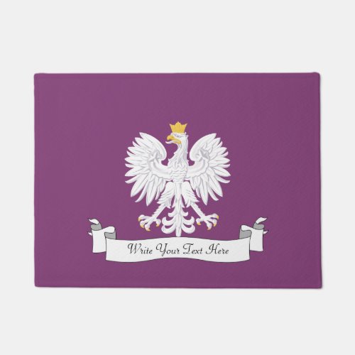 Polish eagle doormat