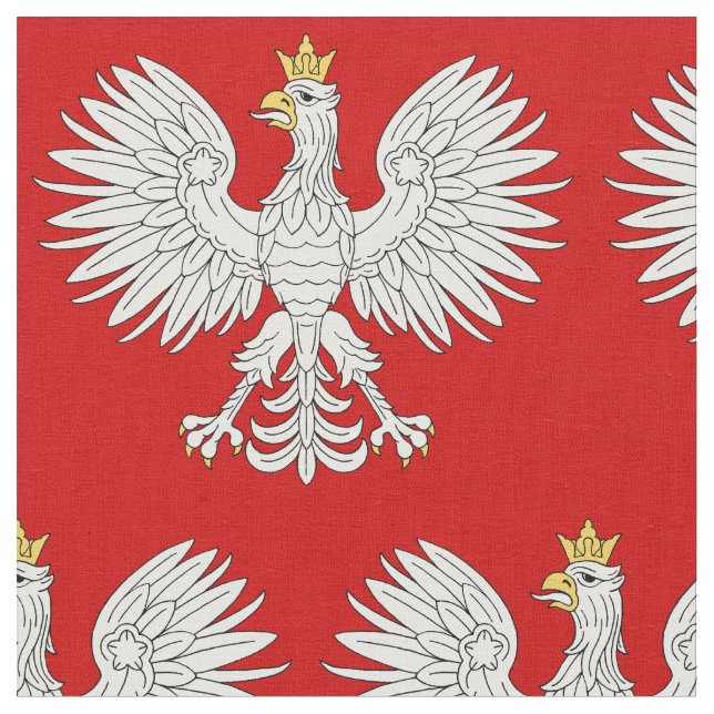 Polish Eagle Fabric (Close Up)