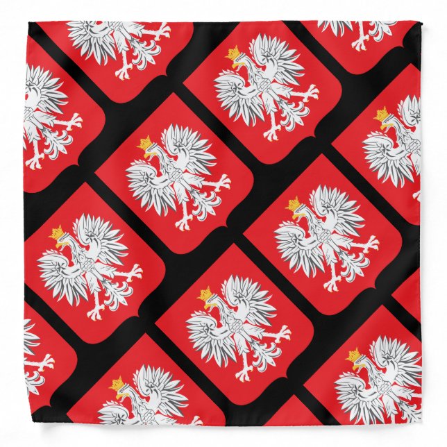 Polish Eagle Flag Bandana (Front)