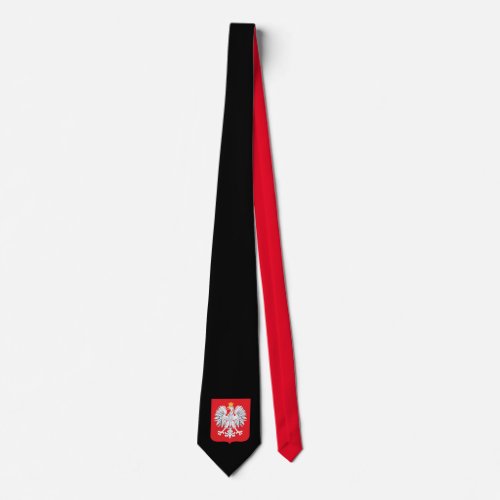 Polish Eagle Flag Neck Tie