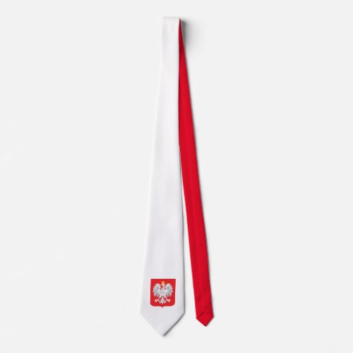 Polish Eagle Flag Neck Tie