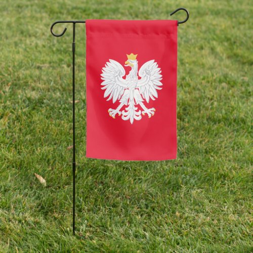 Polish Eagle Garden Flag