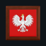 Polish Eagle Gift Box<br><div class="desc">This design is based on the white eagle found in the national coat of arms of Poland.</div>