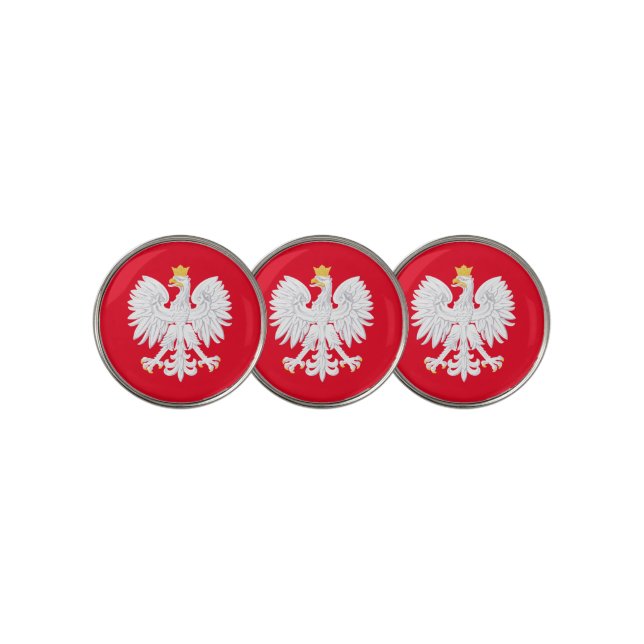 Polish Eagle Golf Ball Markers (3 Up)