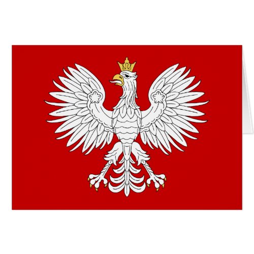 Polish Eagle Greeting Card