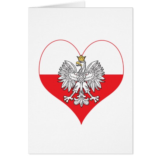 Polish Eagle Heart Cards (Front)