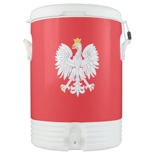 Polish Eagle Igloo Cooler (Front)