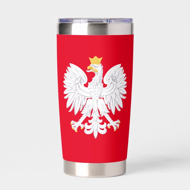 Polish Eagle Insulated Tumbler (Front)