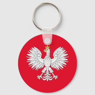 Polish Eagle Keychain