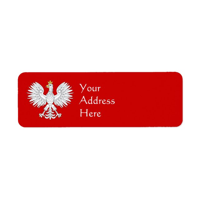 Polish Eagle Label (Front)
