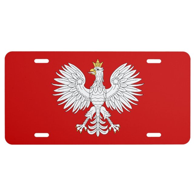 Polish Eagle License Plate (Front)