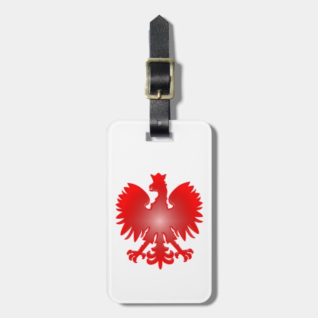 Polish Eagle Luggage Tag (Front Vertical)