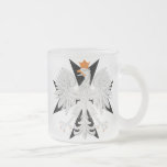 Polish Eagle Maltese Cross Frosted Glass Coffee Mug at Zazzle