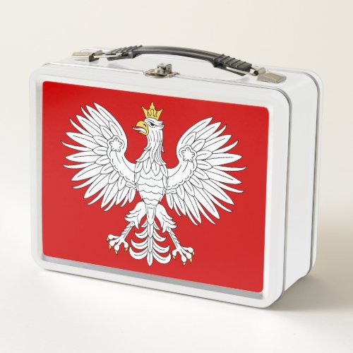 Polish Eagle Metal Lunch Box