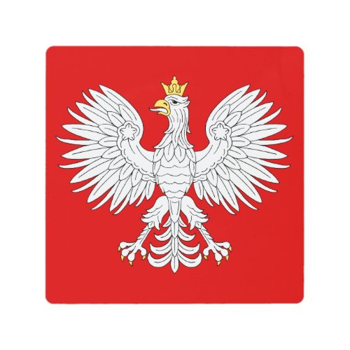 Polish Eagle Metal Print