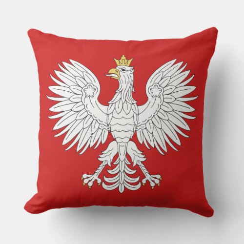 Polish Eagle Outdoor Pillow