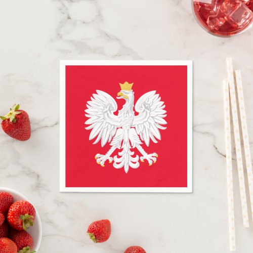 Polish Eagle Paper Napkin