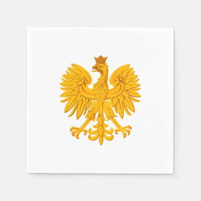 Polish eagle paper napkins (Front)