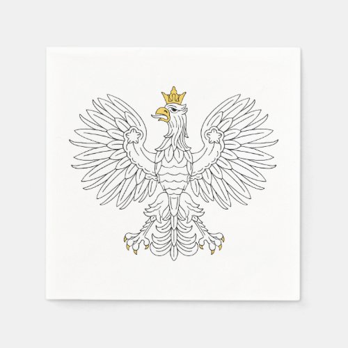 Polish Eagle Paper Napkins