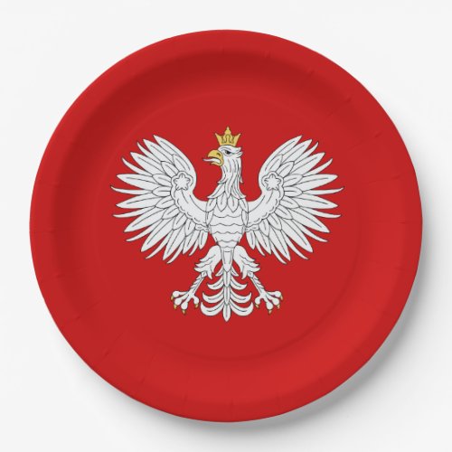 Polish Eagle Paper Plates