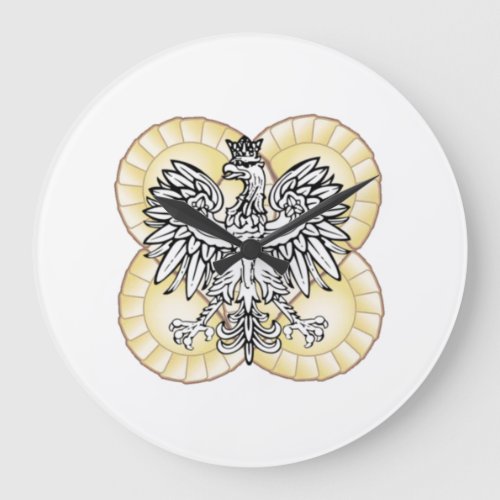 Polish Eagle Pierogi Clock