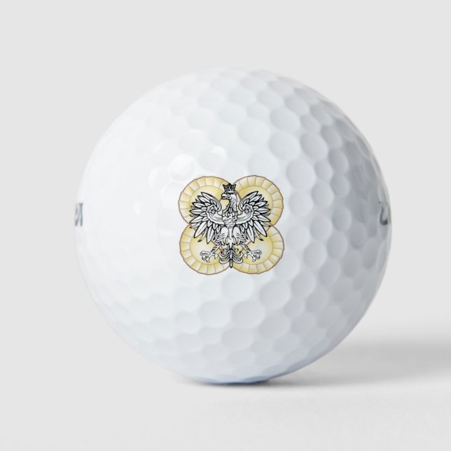 Polish Eagle Pierogi Golf Balls (Front)