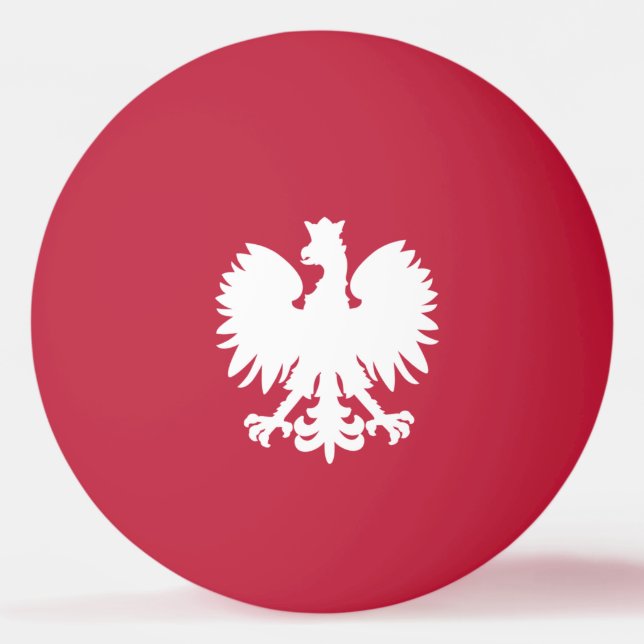 Polish Eagle Ping Pong Ball (Front)