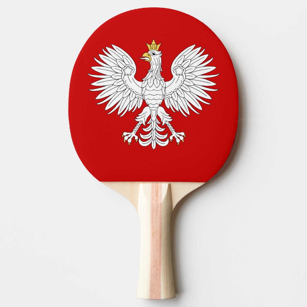 Polish Eagle PingPong Paddle Zazzle
