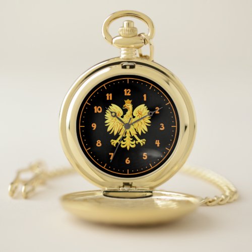 Polish eagle pocket watch